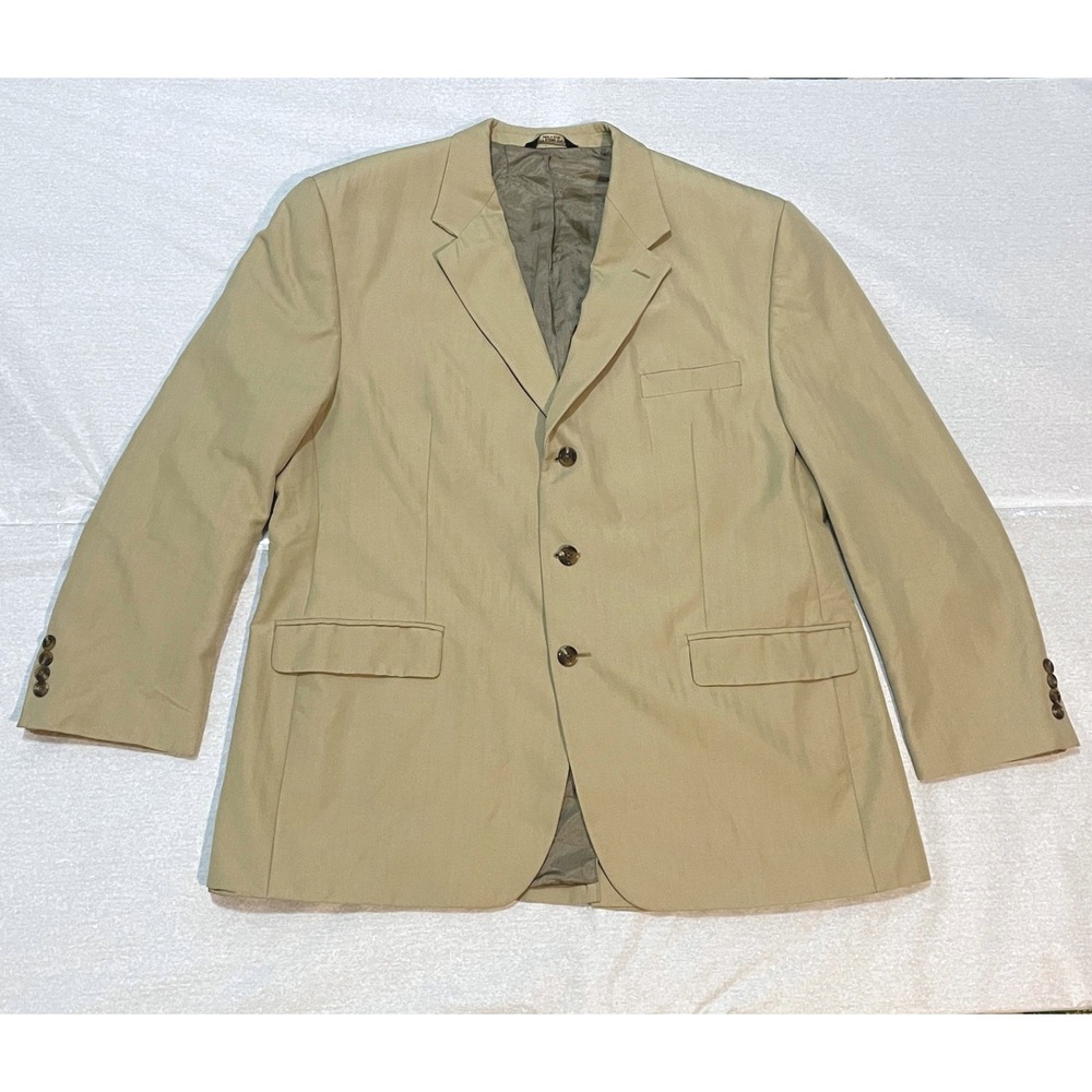 Chaps Men's Classic Tan Blazer / Sport Coat 46R